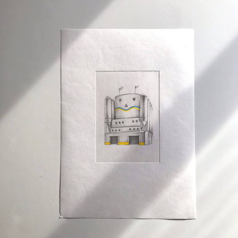 Original Conceptual Architecture Drawing by Masha Gross
