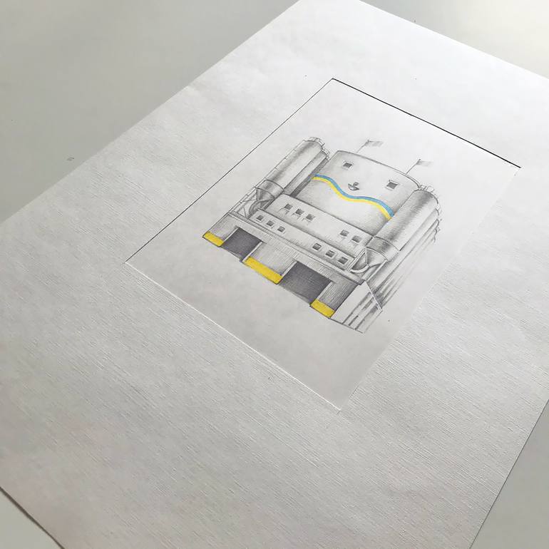 Original Conceptual Architecture Drawing by Masha Gross