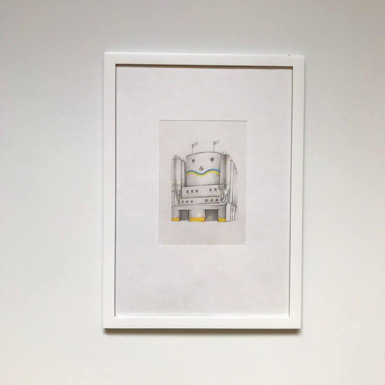 Original Conceptual Architecture Drawing by Masha Gross