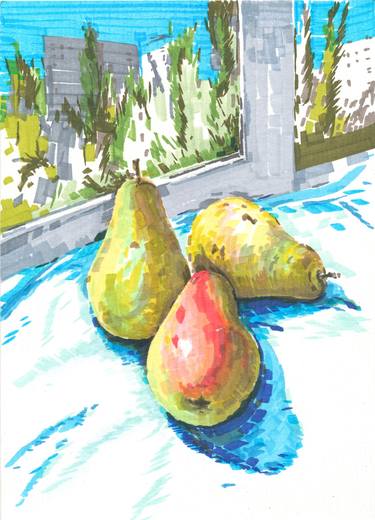 Pears. Small painting thumb
