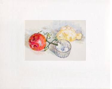 still life with fish and tomato thumb