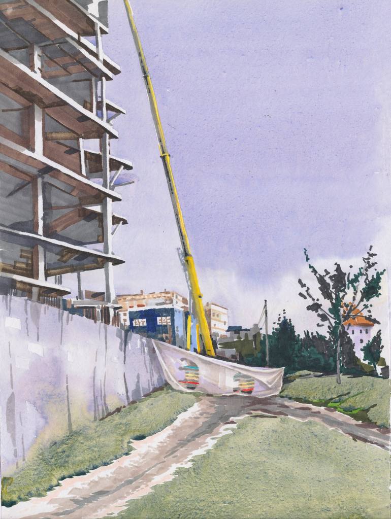 Print of Fine Art Architecture Paintings by Masha Gross