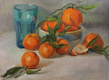 Original Still Life Paintings by Melnic Diana