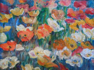 Original Floral Paintings by Netty Beukers van Steen