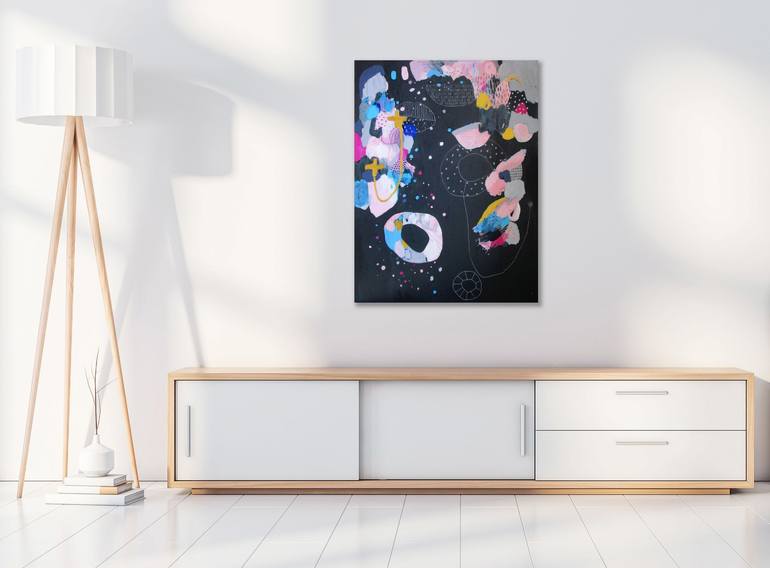 Original Expressionism Abstract Painting by Donina Asera