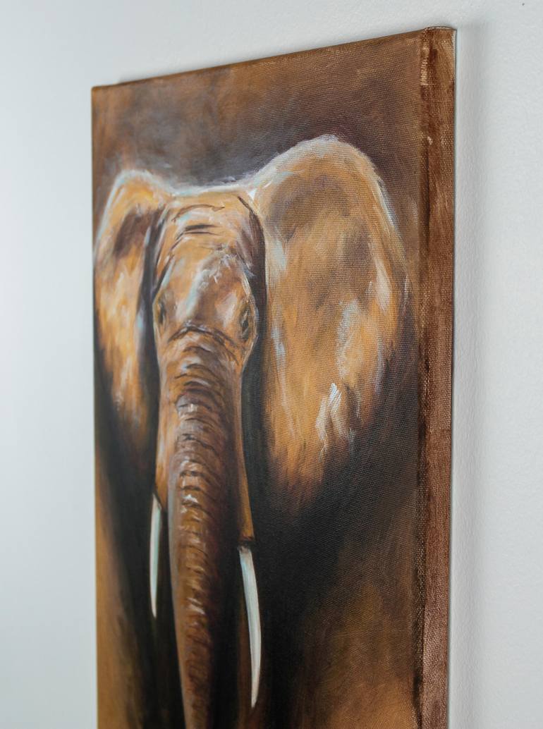 Original Figurative Animal Painting by Helena Monniello