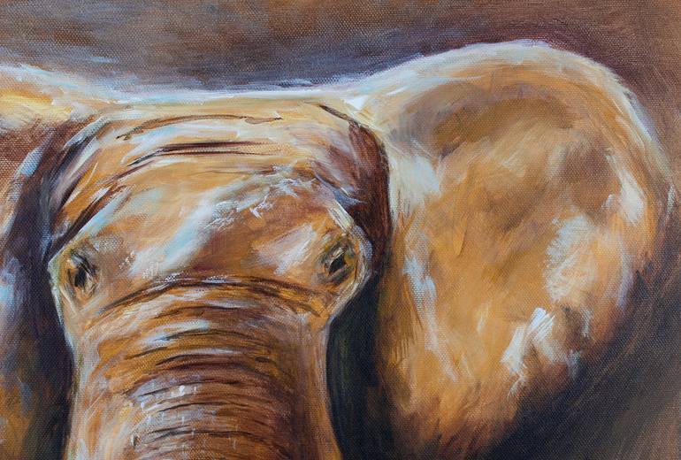 Original Figurative Animal Painting by Helena Monniello