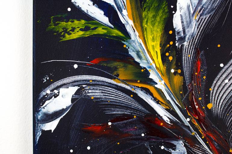 Original Abstract Expressionism Abstract Painting by Helena Monniello