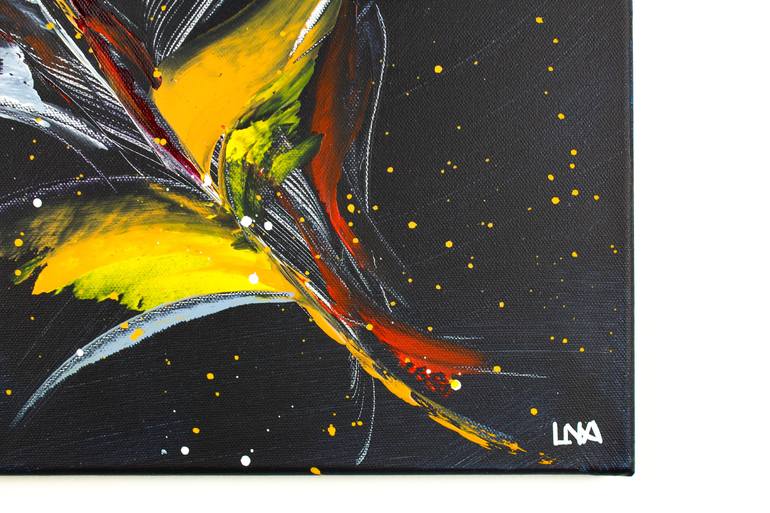 Original Abstract Expressionism Abstract Painting by Helena Monniello