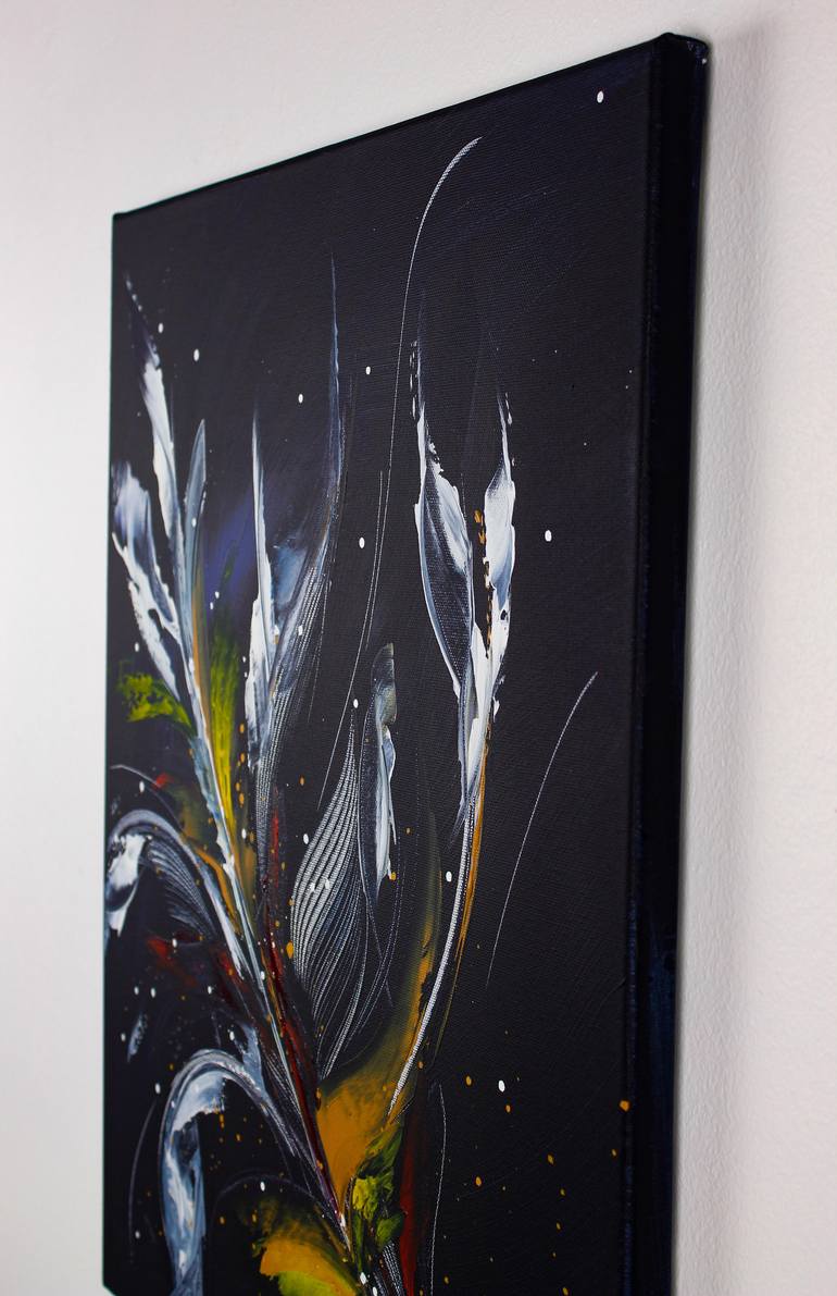 Original Abstract Expressionism Abstract Painting by Helena Monniello