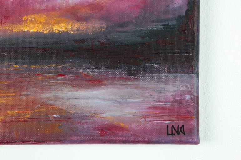 Original Expressionism Landscape Painting by Helena Monniello