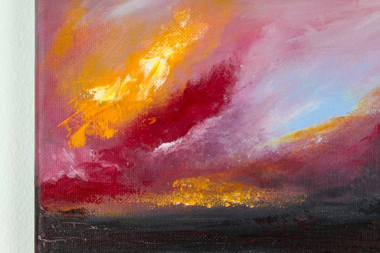 Original Expressionism Landscape Painting by Helena Monniello