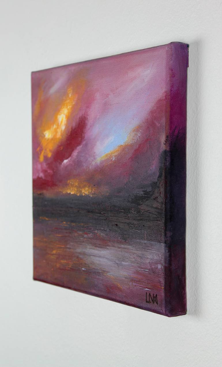 Original Expressionism Landscape Painting by Helena Monniello