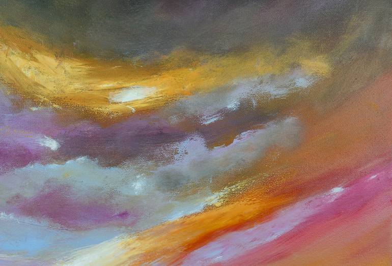 Original Expressionism Landscape Painting by Helena Monniello