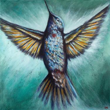 Original Figurative Animal Painting by Helena Monniello