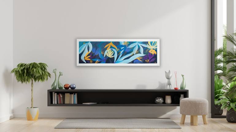 Original Floral Painting by Helena Monniello