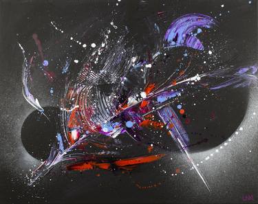 Print of Abstract Outer Space Paintings by Helena Monniello