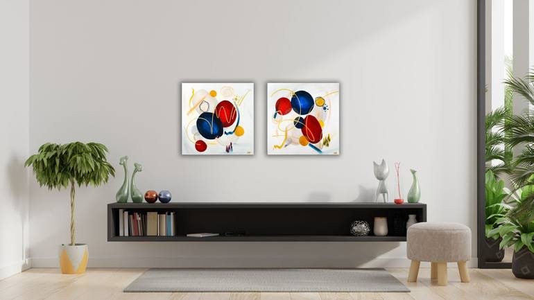 Original Abstract Painting by Helena Monniello