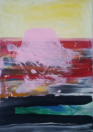 Original Modern Abstract Paintings by Zsuzsanna Börcsök