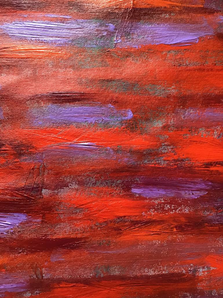 Original Abstract Beach Painting by Mamatha Sriram