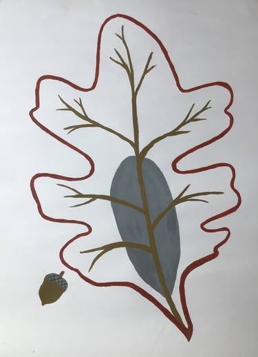 Print of Minimalism Botanic Paintings by mamatha sriram
