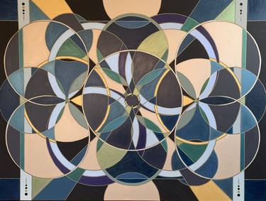 Print of Geometric Paintings by Kathleen Werner
