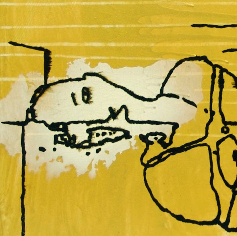Original Conceptual Erotic Painting by Justin Mills