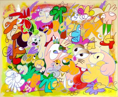 Original Contemporary Animal Painting by Eric Bourdon