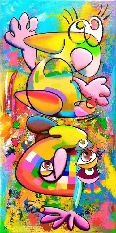Original Surrealism Humor Painting by Eric Bourdon