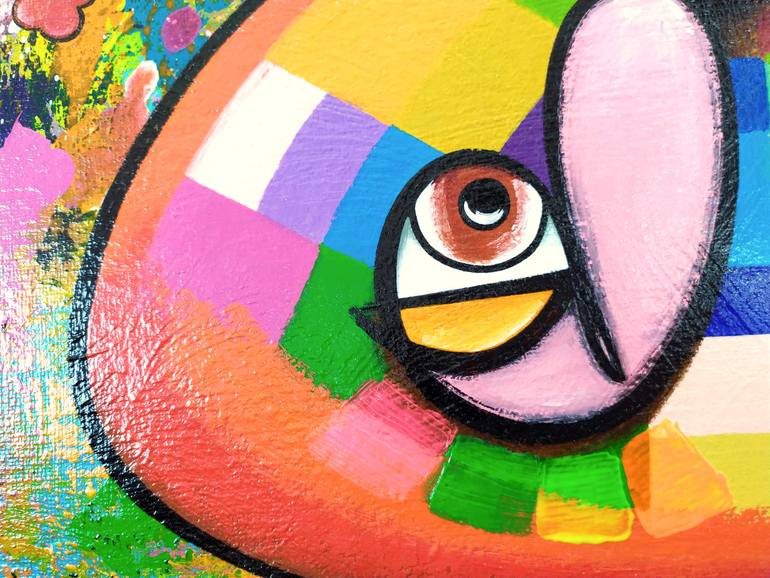 Original Surrealism Humor Painting by Eric Bourdon