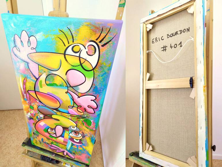 Original Surrealism Humor Painting by Eric Bourdon