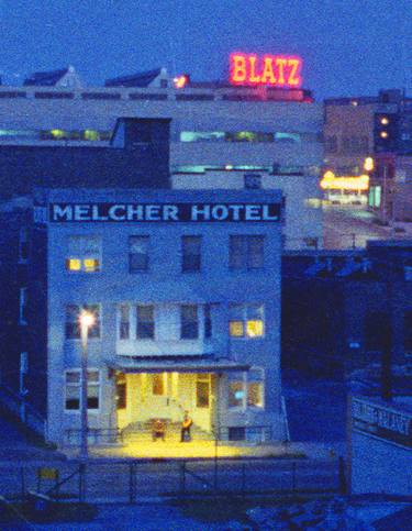 Melcher Hotel dusk, Milwaukee 1958 - Limited Edition #6 of 99 thumb
