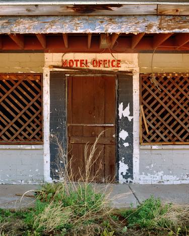 Route 66 abandoned motel, 2000.  Limited Edition #3 of 99 thumb