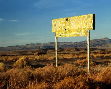 Cafe/Motel sign, Newberry Springs CA 2000. Limited Edition #4 of 99 thumb