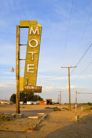 Henning Motel, Newberry Springs CA, Route 66, 2000.  Limited Edition #4 of 99 thumb