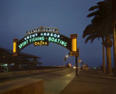Santa Monica Pier, CA, Route 66.  2000. Limited Edition #6 of 99 thumb