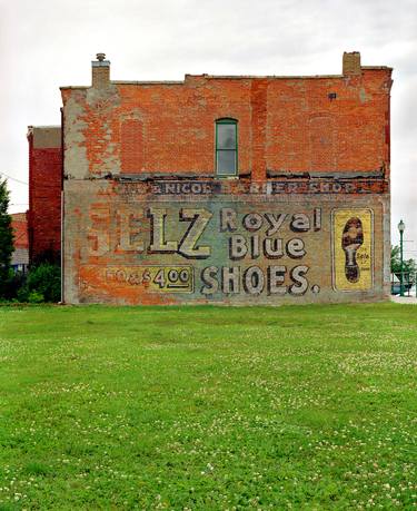 Selz Royal Shoes #2, Chenoa IL Route 66.  2000. Limited Edition #3 of 99 thumb