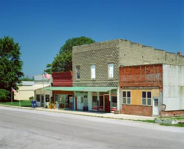 Waggoner IL Post Office, Route 66,   2000. Limited Edition #5 of 99 thumb