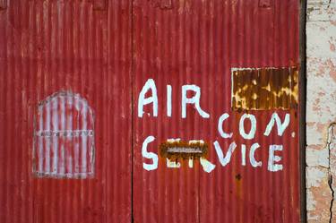 "Air Conditioner Service", Grants NM, Route 66, 2005. Limited Edition #3 of 99 thumb