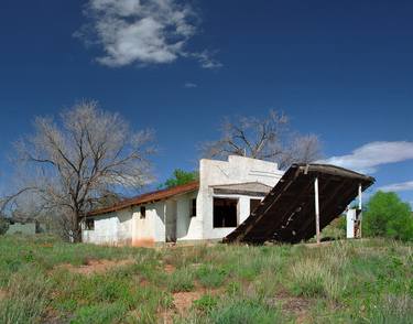 San Jon Gas Station Ruins, Route 66, NM 1995. Limited Edition #2 of 99 thumb