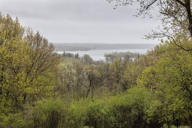 Rain over Lake Nagawicka. Limited edition #3 of 99 thumb