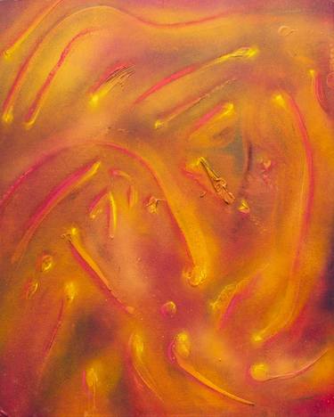 Original Abstract Expressionism Abstract Mixed Media by Jamie Chihuan