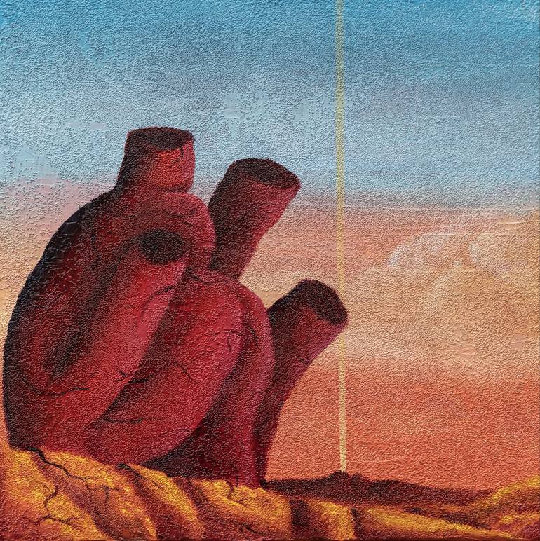 Original Illustration Landscape Paintings by Jamie Chihuan