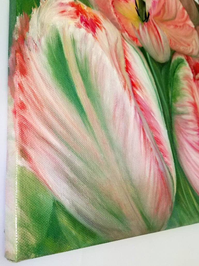 Original Impressionism Floral Painting by Alla Panfilova