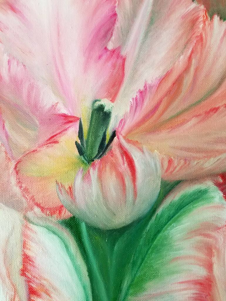 Original Impressionism Floral Painting by Alla Panfilova