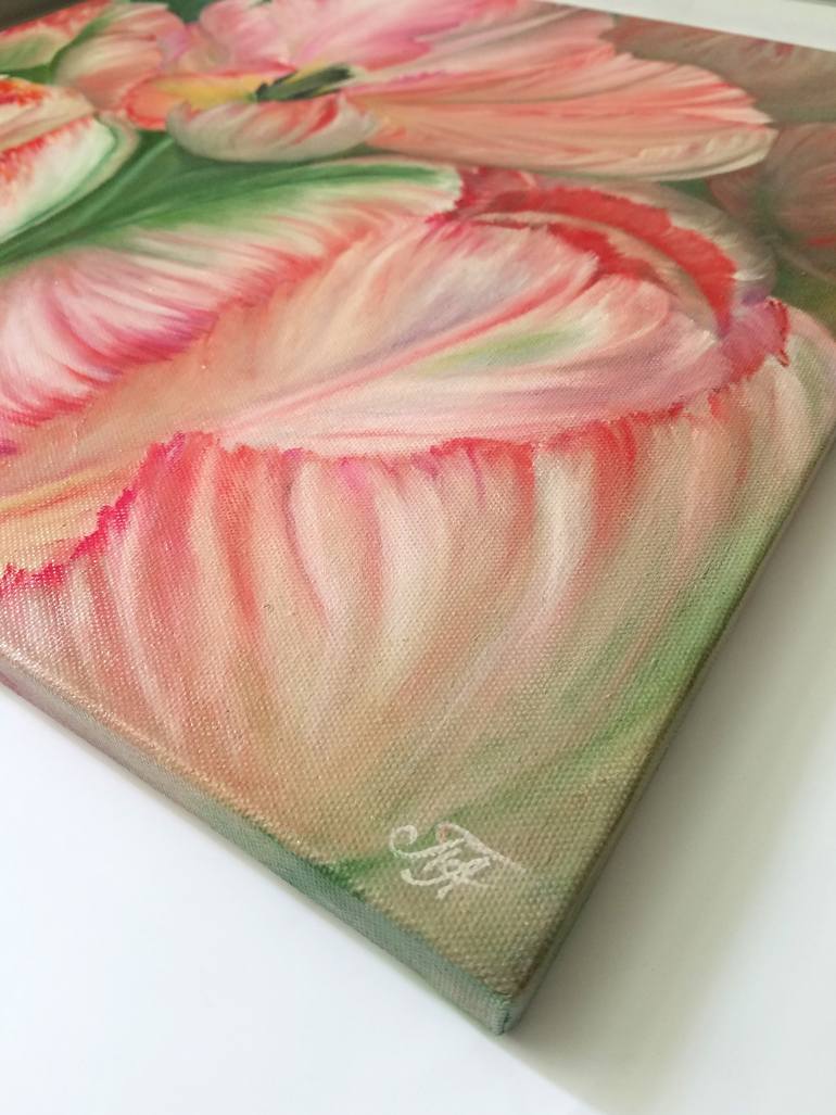 Original Impressionism Floral Painting by Alla Panfilova