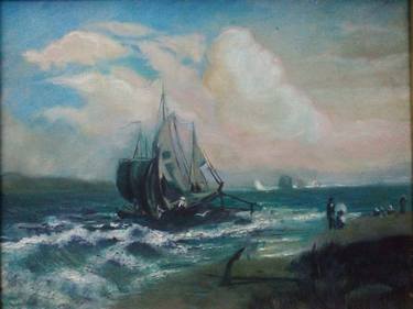 Original Realism Seascape Paintings by oil soul