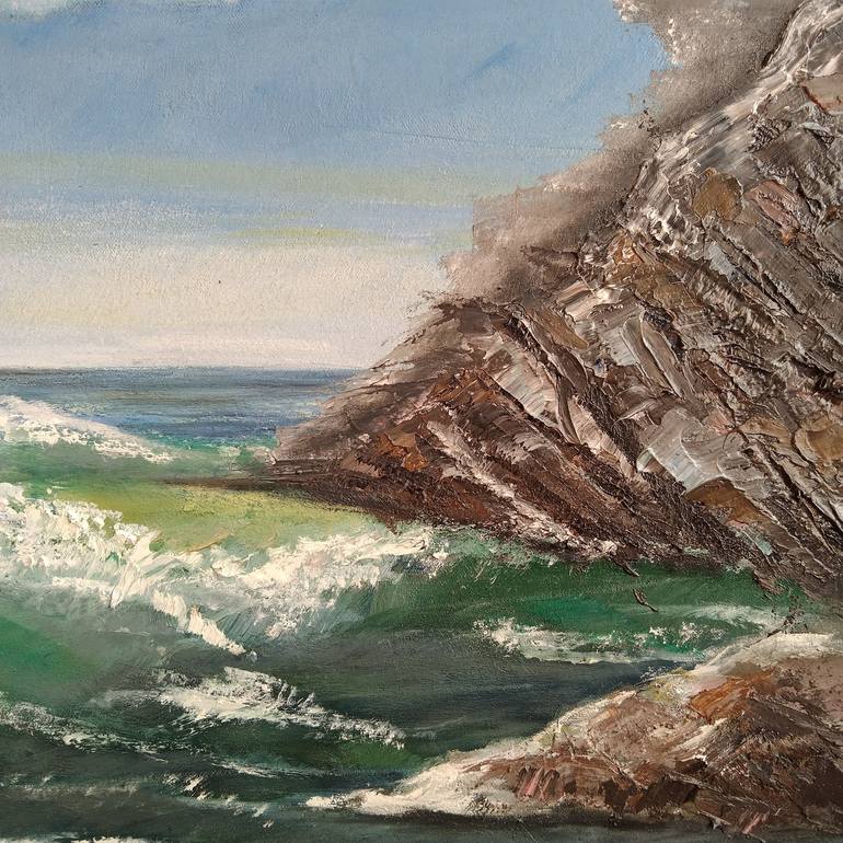 Original Seascape Painting by oil soul