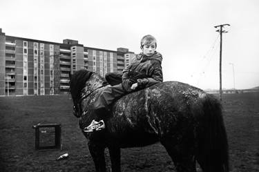 Boy on horse, Ballymun thumb