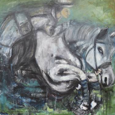 Original Impressionism Horse Paintings by Carol Allen